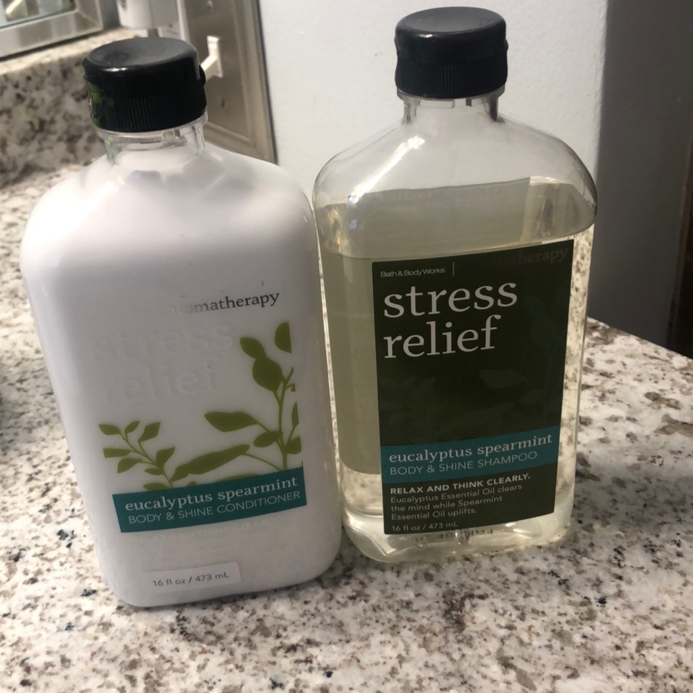 Used stress relief shampoo and conditioner